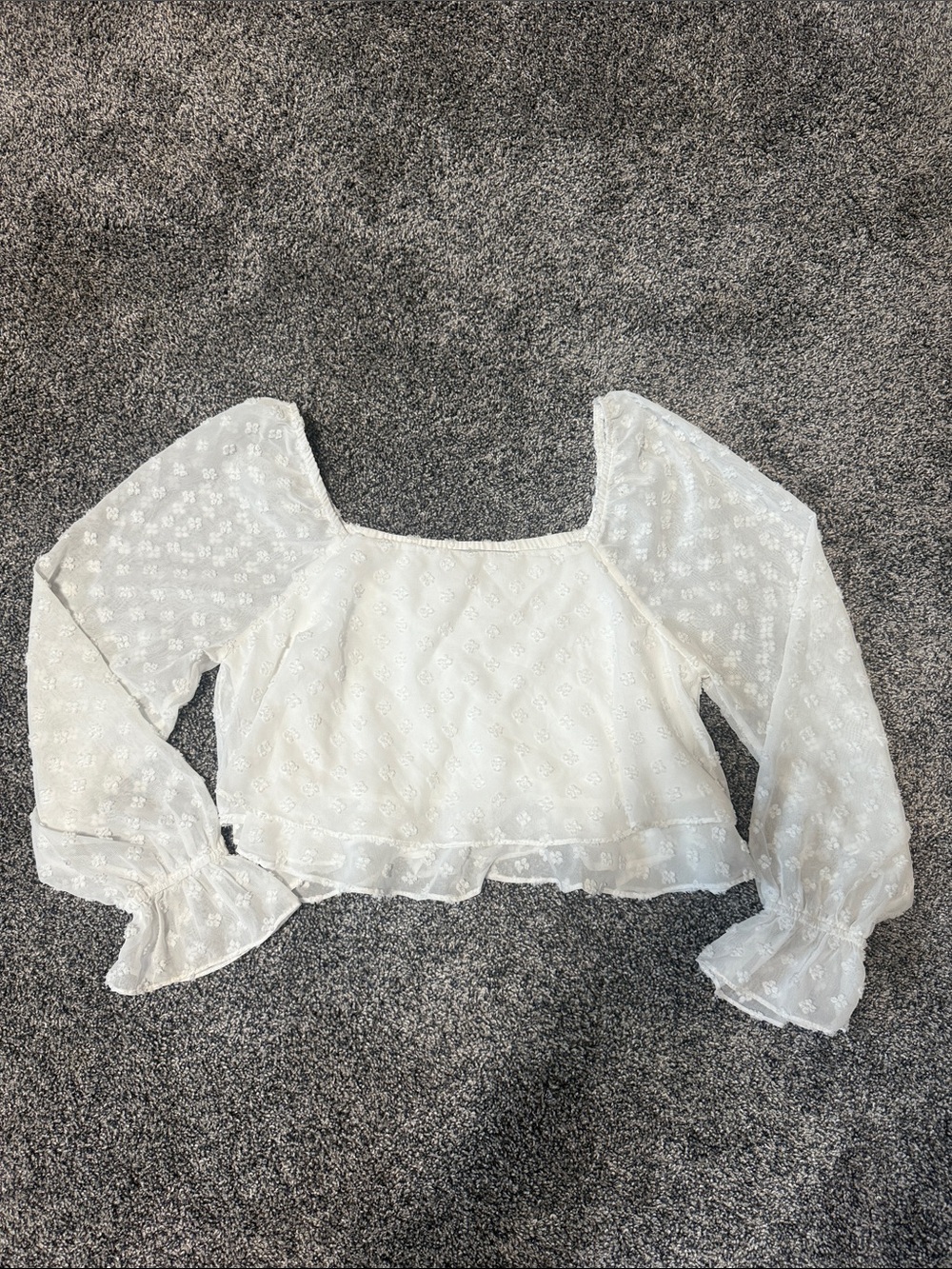 Altar’d State White Square-Neck